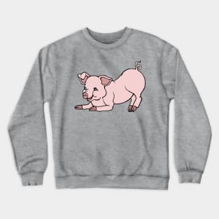 Cute Baby Pink Pig Crewneck Sweatshirt